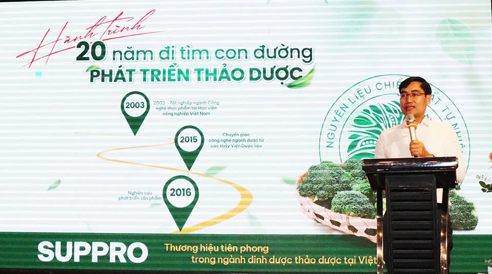 Ông Nguyễn Ngọc Linh – Tổng Giám đốc Công ty CP Dược phẩm Cysina và Nhà sáng lập của thương hiệu Suppro