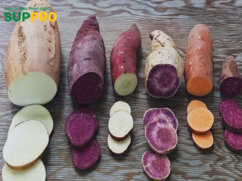 Một số loại khoai lang